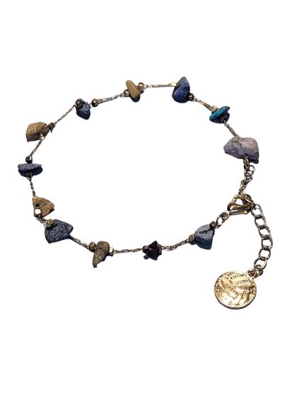 Volleyball Stone Anklet - VidaVibe